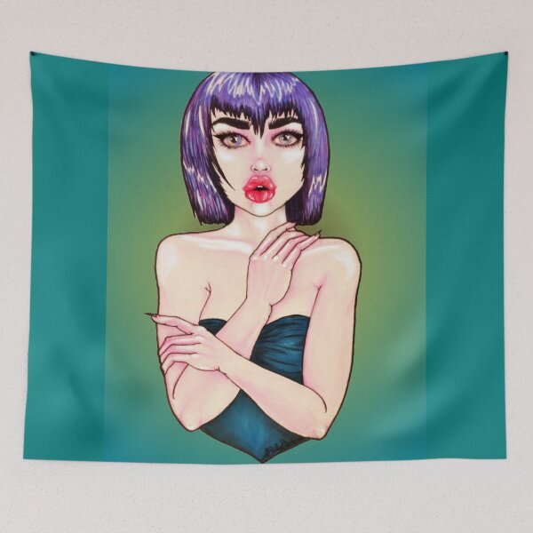 Item preview, Hypnotic Eyes, Lips Like Cherry Pies designed and sold by BaileyLarkinArt.