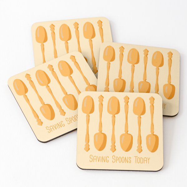 Item preview, Saving Spoons Today (Orange) designed and sold by KelseyLovelle.