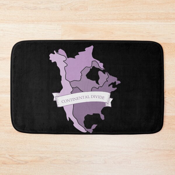 Item preview, Continental Divide Violet Lavender Map Gift designed and sold by fernandopolania.