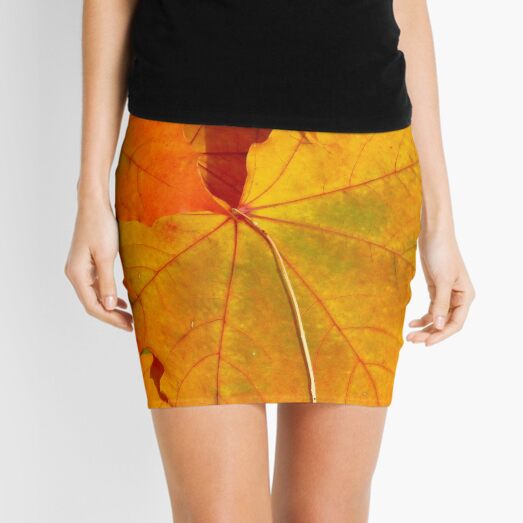 Golden Warmth Mini Skirt