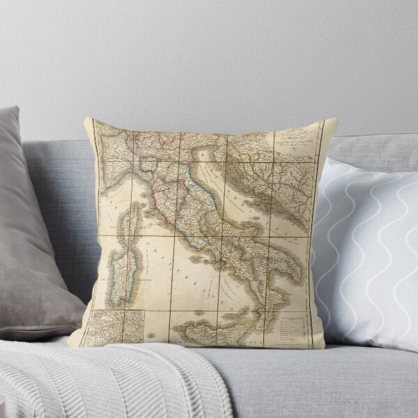 Item preview, Map of Italy (1851) designed and sold by allhistory.