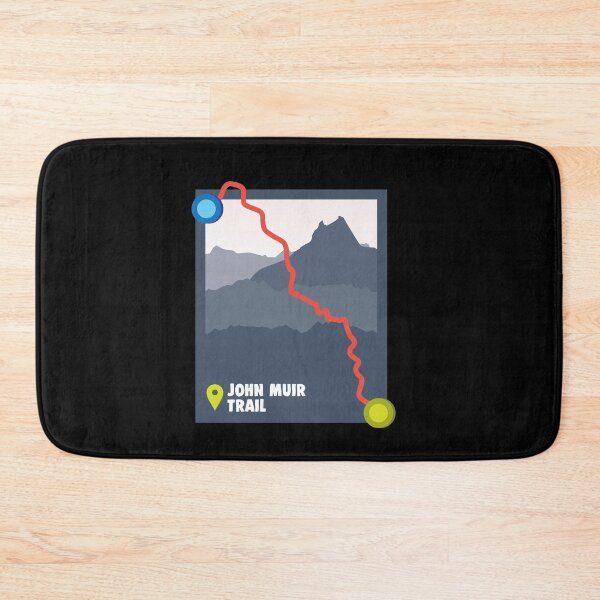 Item preview, John Muir Trail Gray Mountain Badge Gift designed and sold by fernandopolania.