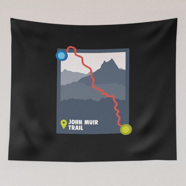 Item preview, John Muir Trail Gray Mountain Badge Gift designed and sold by fernandopolania.