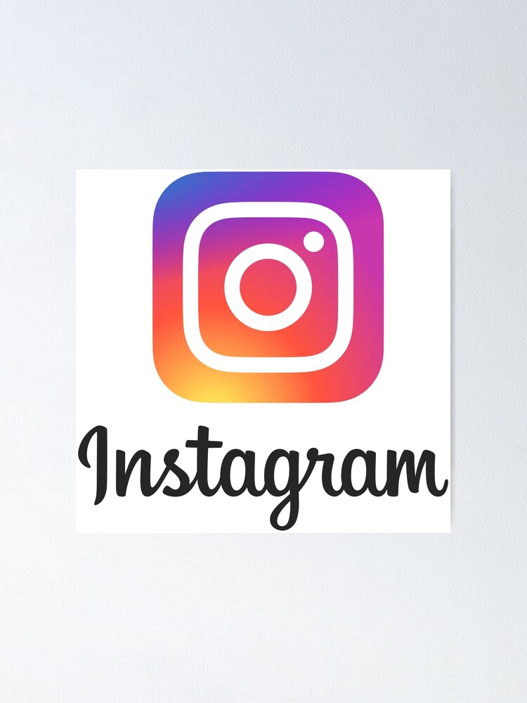 Instagram Design Poster By Marvinwn4 Redbubble