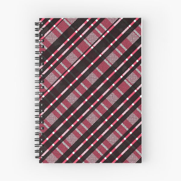 Item preview, Black and Pink Mesh Plaid Pattern designed and sold by Blkstrawberry.