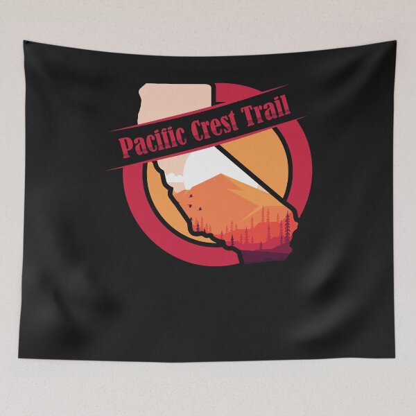Item preview, Pacific Crest Trail Orange Mountain Badge Gift designed and sold by fernandopolania.