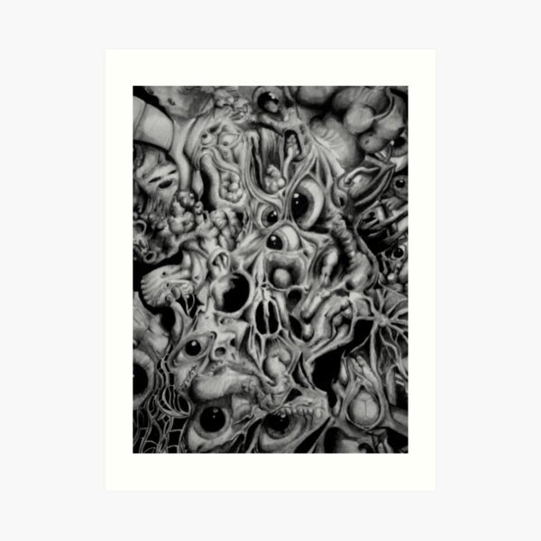 The shaggoth Art Print