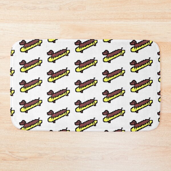 Item preview, Pixel dachshund skateboarding designed and sold by Bee-.