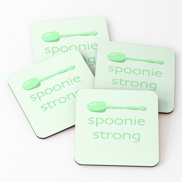 Item preview, Spoonie Strong (Green) designed and sold by KelseyLovelle.
