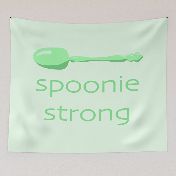 Item preview, Spoonie Strong (Green) designed and sold by KelseyLovelle.