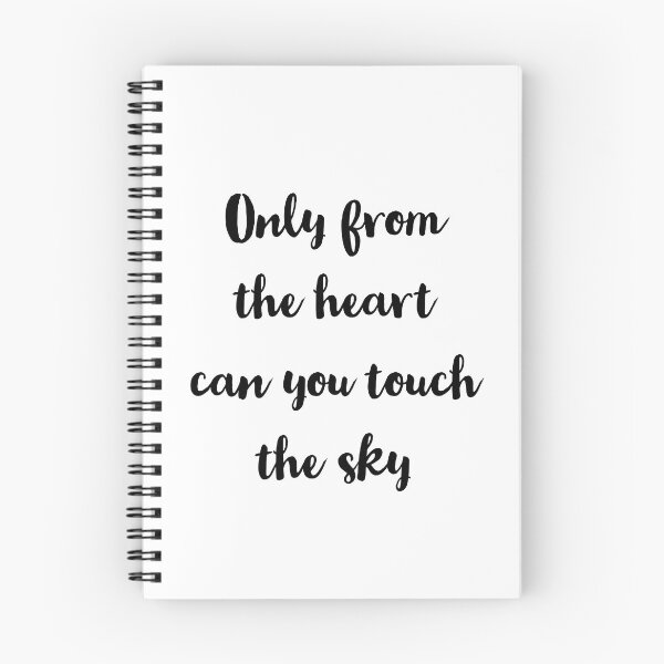 Item preview, Only from the heart can you touch the sky - Rumi quotes designed and sold by Inspirationmotivation.