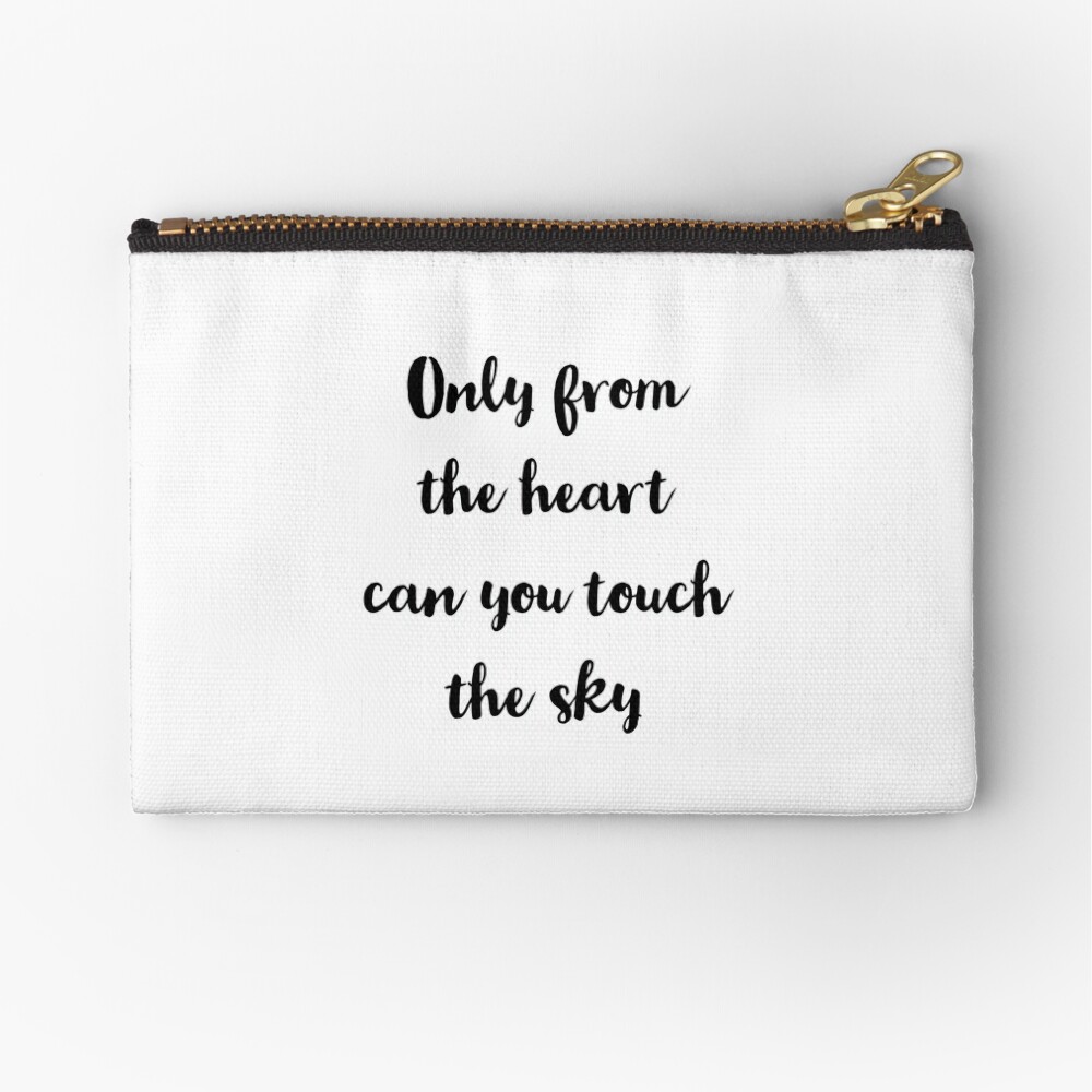 Only From The Heart Can You Touch The Sky Rumi Inspiration Famous Quotes Kids T Shirt By Ideasforartists Redbubble