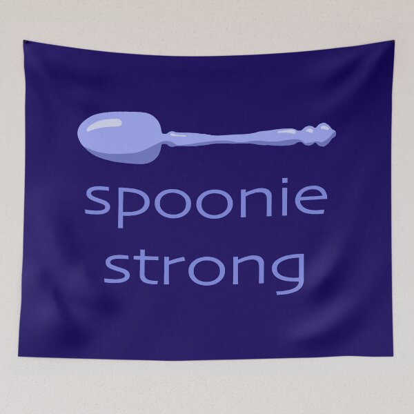 Item preview, Spoonie Strong (Periwinkle) designed and sold by KelseyLovelle.