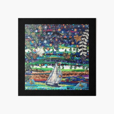 Twilight Cruise Art Board Print