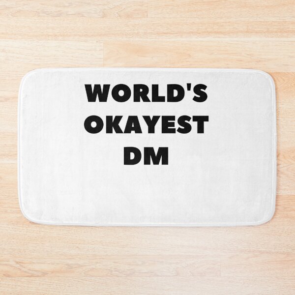 Item preview, World's Okayest DM Gamer Gift designed and sold by TeesByDesign.