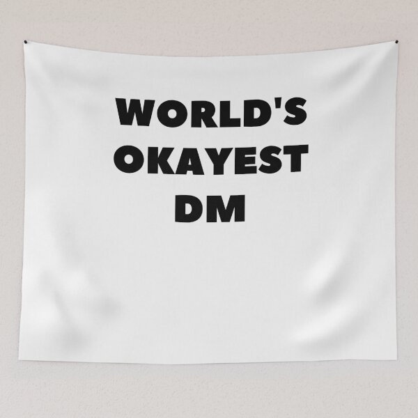 Item preview, World's Okayest DM Gamer Gift designed and sold by TeesByDesign.