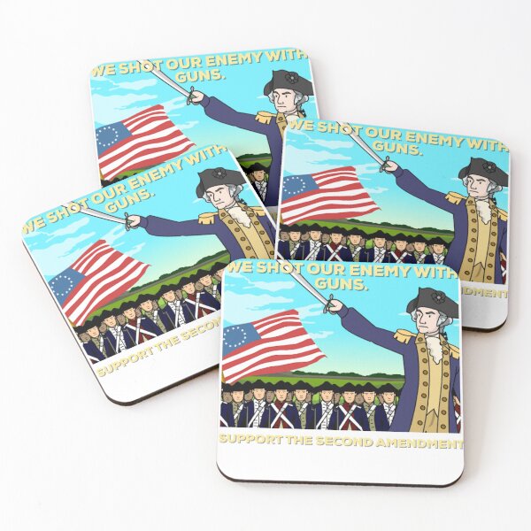 Item preview, George Washington Revolutionary War Second Amendment gun rights graphic design  designed and sold by Tim Dunaway.