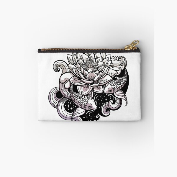 Item preview, Lotus flower and BW fish designed and sold by Rusembell.