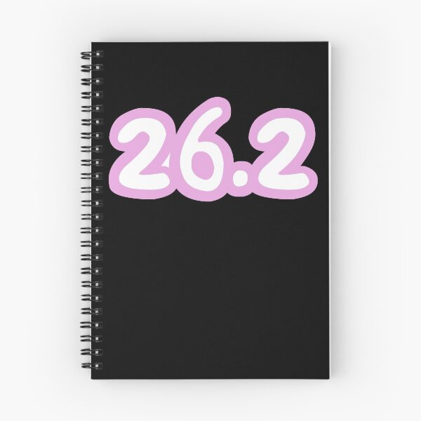 Item preview, iRun 26.2 Pink Sticker designed and sold by dcroffe.