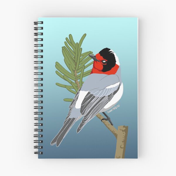 Item preview, Red-Faced Warbler designed and sold by BennuBirdy.