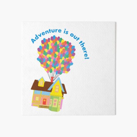 Balloon House Sticker Art Board Print