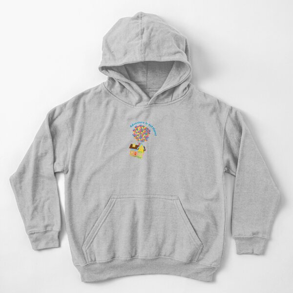 Ballon Haus Aufkleber Kinder Hoodie