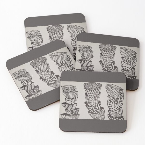 Artikelvorschau, Zentangle Cups entworfen und verkauft von Christine Bialczak.