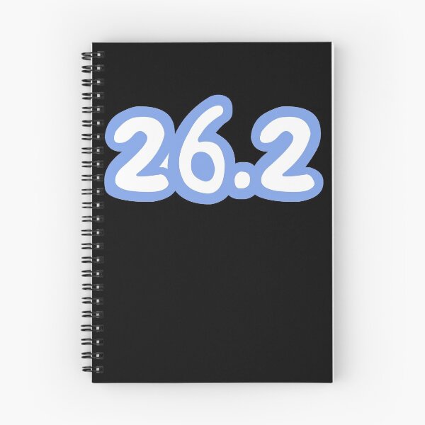 Item preview, iRun 26.2 Blue Sticker designed and sold by dcroffe.