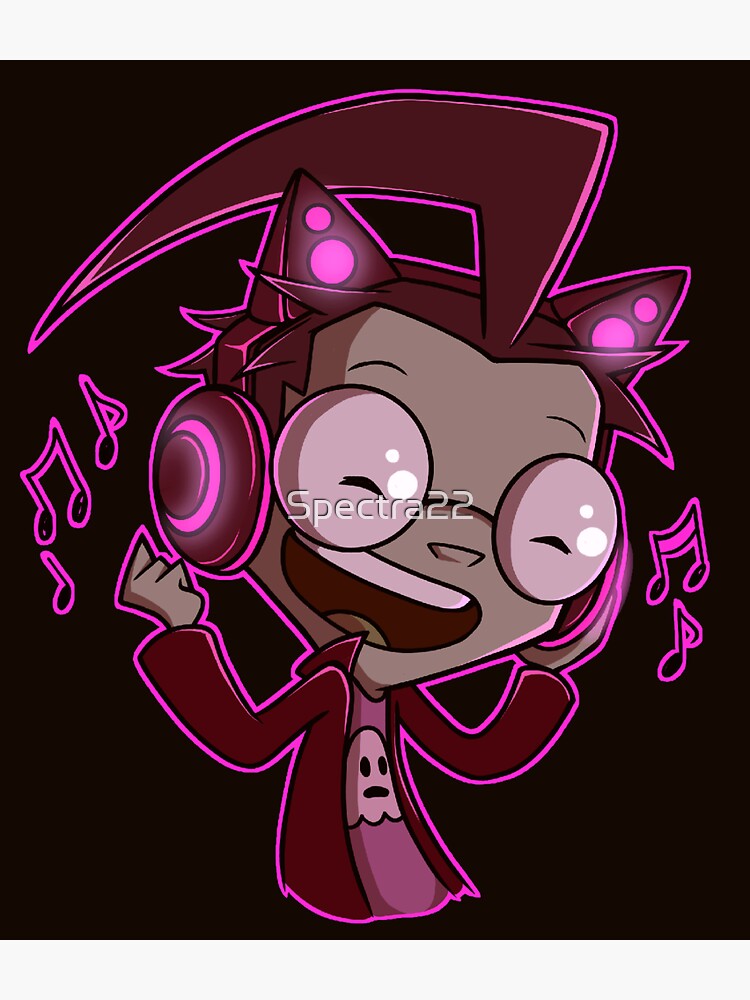 Thumbnail 3 of 3, Sticker, Neon Dib - Pink designed and sold by Spectra22.