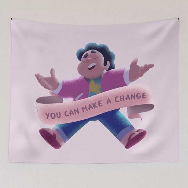 Item preview, Steven- You Can Make a Change Banner designed and sold by Jess Less.