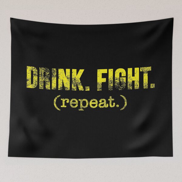 Item preview, Drink. Fight. Repeat. designed and sold by 461VCC.
