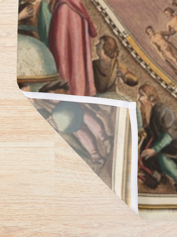 "Vintage Zodiac Circle with Horoscope" Shower Curtain by rachelmanrm