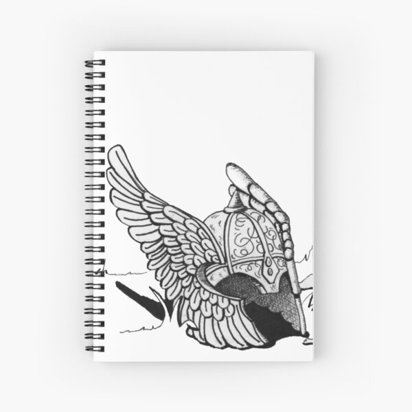 Helmet of Determination Spiral Notebook