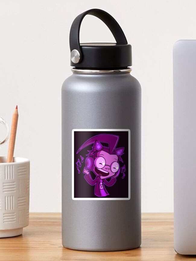 Thumbnail 1 of 3, Sticker, Neon Dib - Purple designed and sold by Spectra22.
