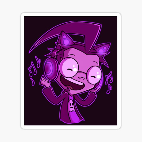Neon Dib - Purple Sticker