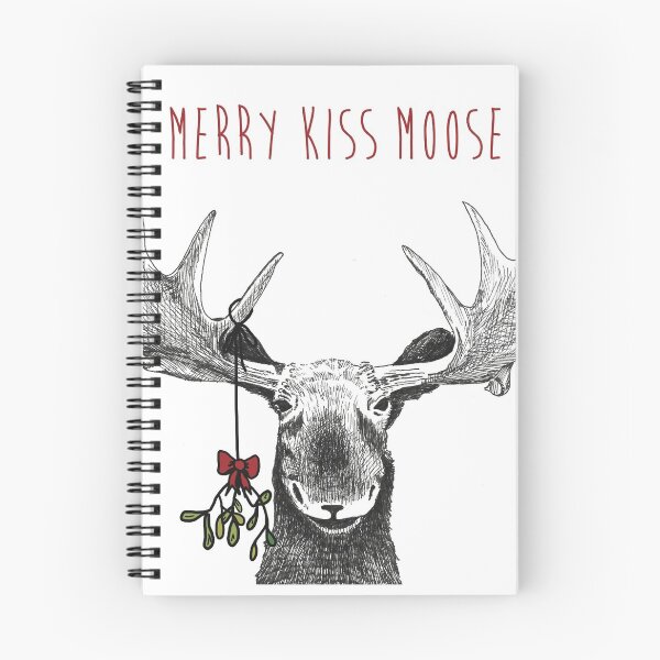 Item preview, Merry Kiss Moose Christmas Mistletoe designed and sold by DZung123.