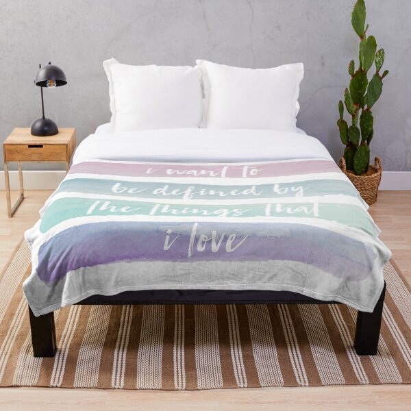 daylight quote Throw Blanket