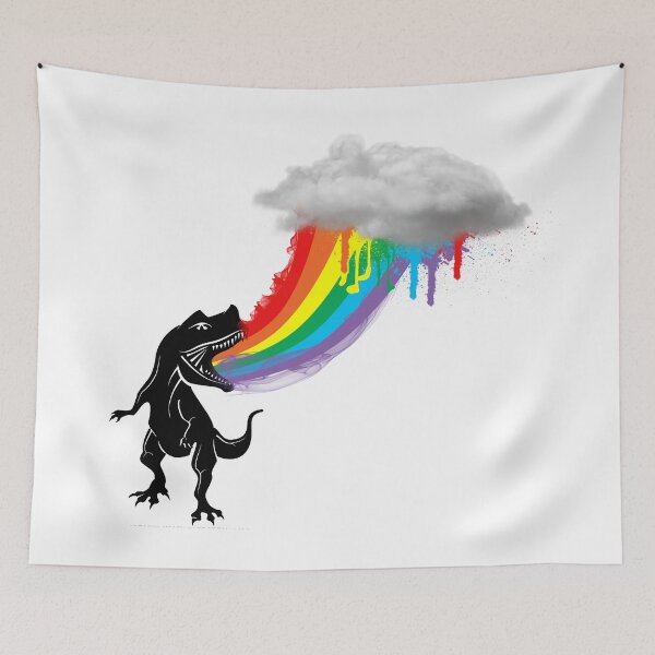 Item preview, rainbow dinosaur designed and sold by mark ashkenazi.