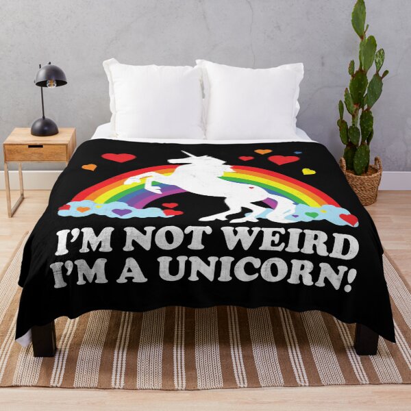Item preview, I'm Not Weird I'm A Unicorn designed and sold by ElasticBlush.