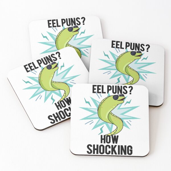 Item preview, Eel Puns How Shocking Funny Animal Puns  designed and sold by punnybone.