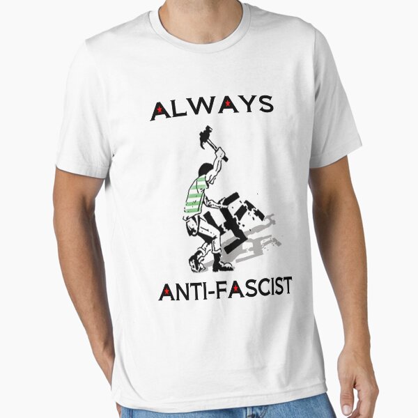 Vista previa del artículo con la obra «SIEMPRE ANTI FASCIST CFC», diseñado y vendido por ventedanger.