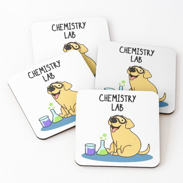 Item preview, Chemistry Lab Funny Labrador Dog Puns  designed and sold by punnybone.