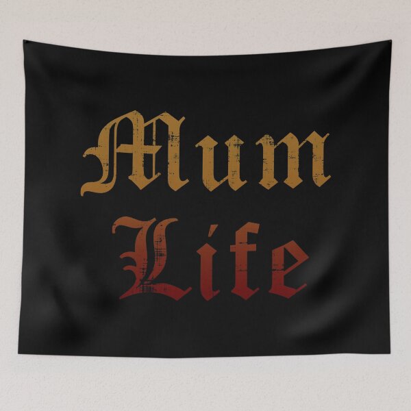 Item preview, Mum Life - Thug Life designed and sold by ElasticBlush.
