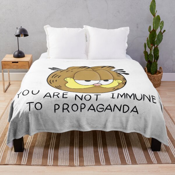 Item preview, Garfield You are not immune to propaganda HD designed and sold by tacticalhog.