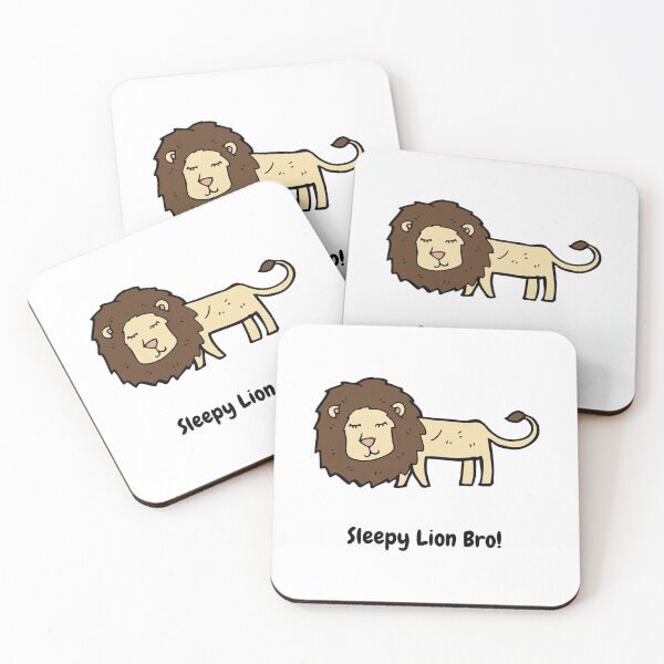 Item preview, Sleepy Lazy Lion Bro designed and sold by TextyQuotes.