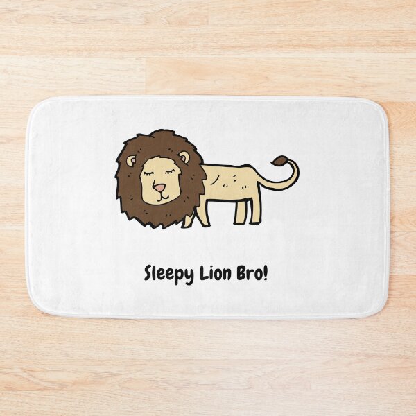 Item preview, Sleepy Lazy Lion Bro designed and sold by TextyQuotes.