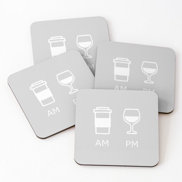 Item preview, Am To Pm Coffee Wine Cocktail Mojito Rum Coke Office Job Party Animal  designed and sold by natpagle.