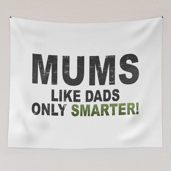 Item preview, Mums Like Dads Only Smarter designed and sold by ElasticBlush.