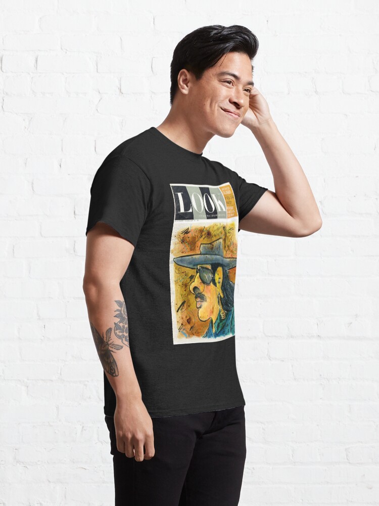 Alternate view of Santana Latin Rock Caricature Fan Art Classic T-Shirt