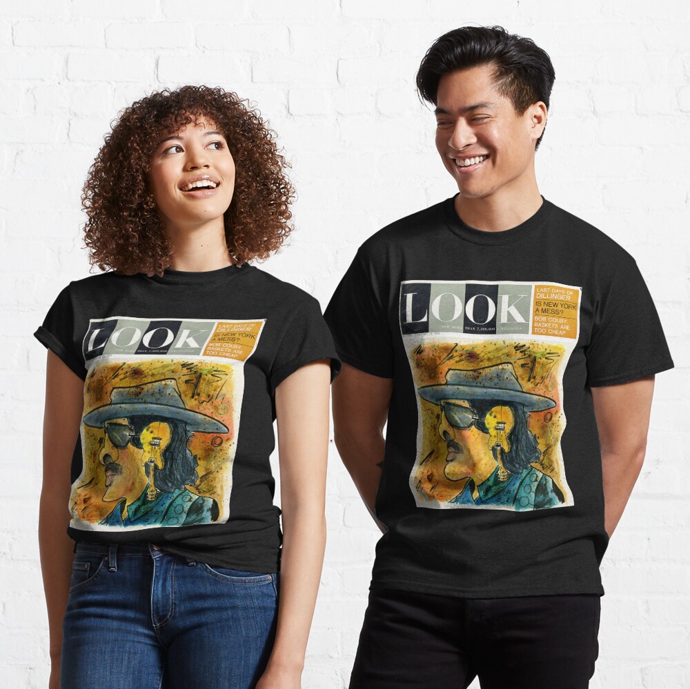 Santana Latin Rock Caricature Fan Art Classic T-Shirt